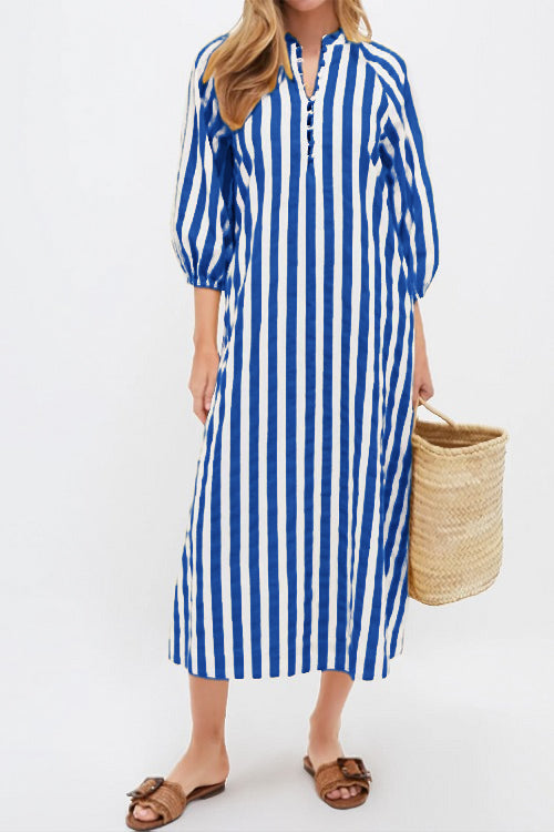 Lemon Striped Vacation Dress(Buy 2 Free Shipping✔️)