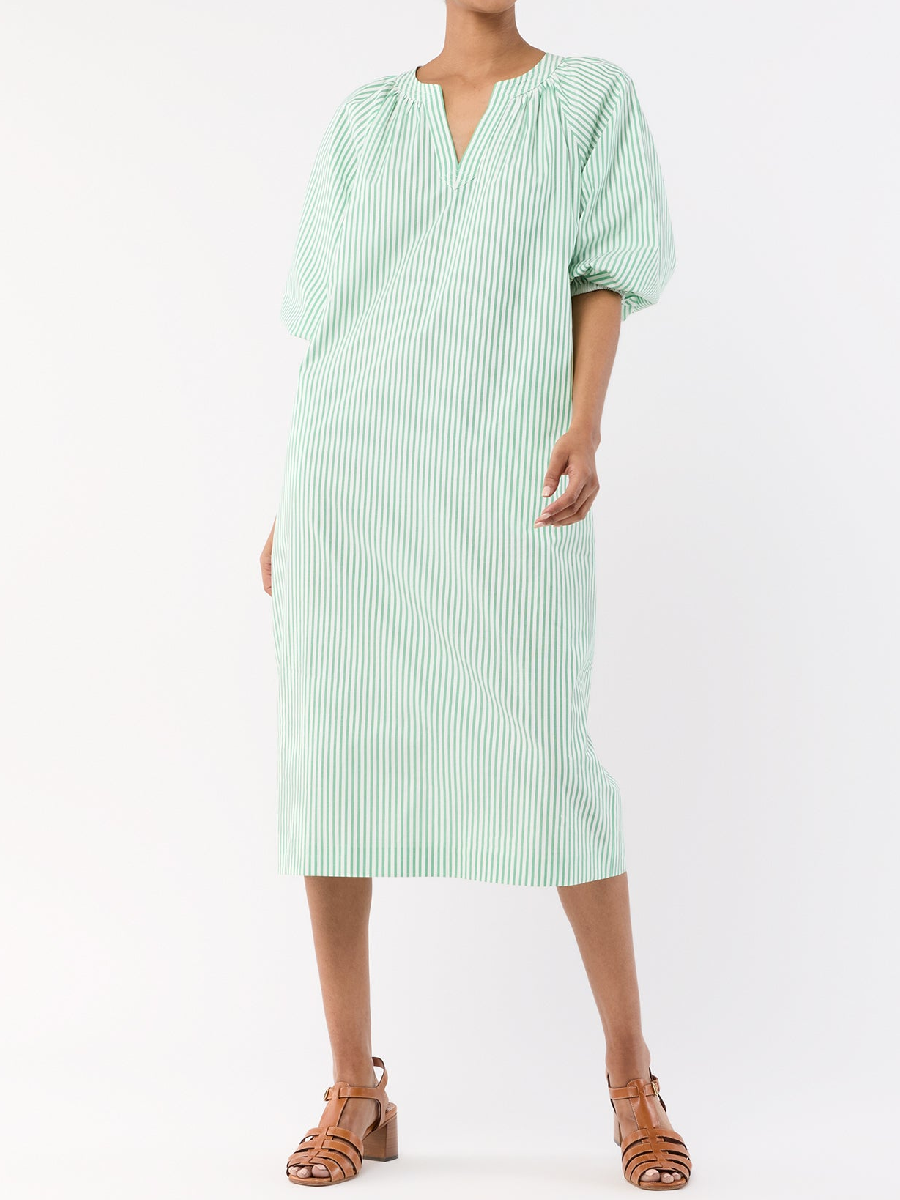 Trilted Blouson Dress