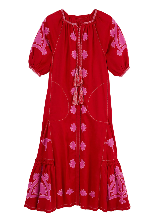 Chic Printed Long Sleeve Shirt Dress