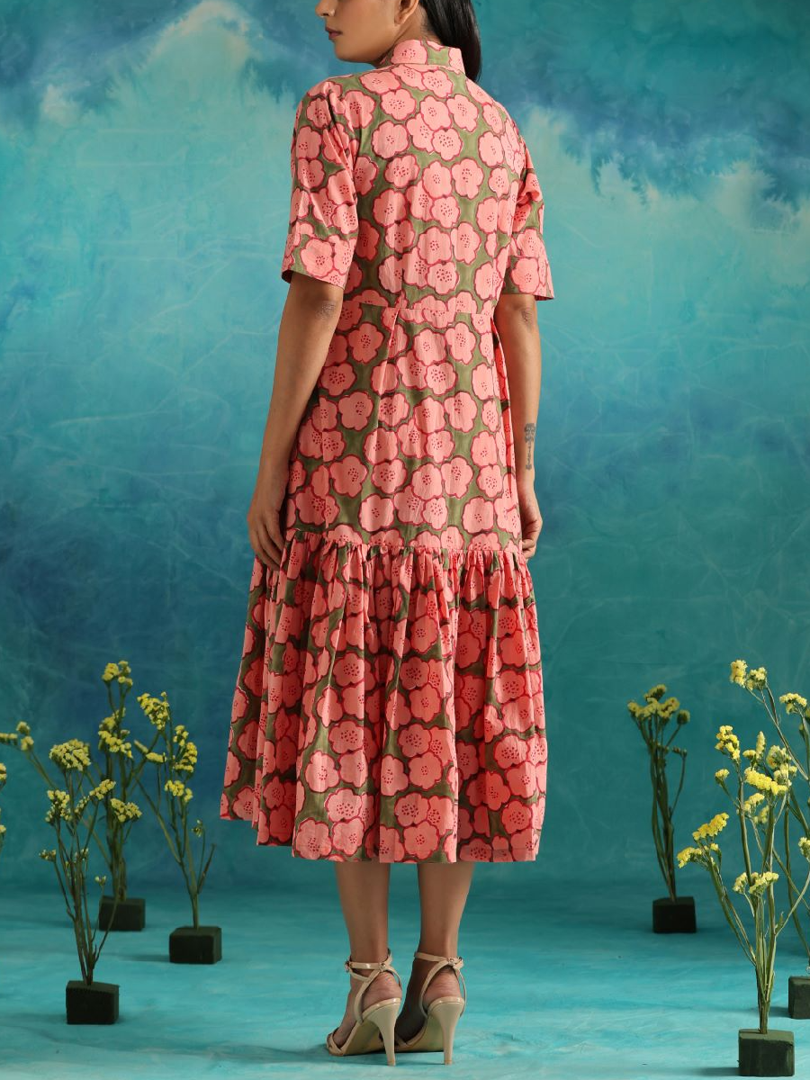 Strawberry Fields- Button Down Dress