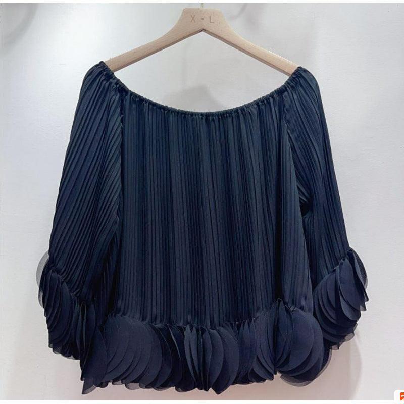 Demure Chiffon Blouse Top