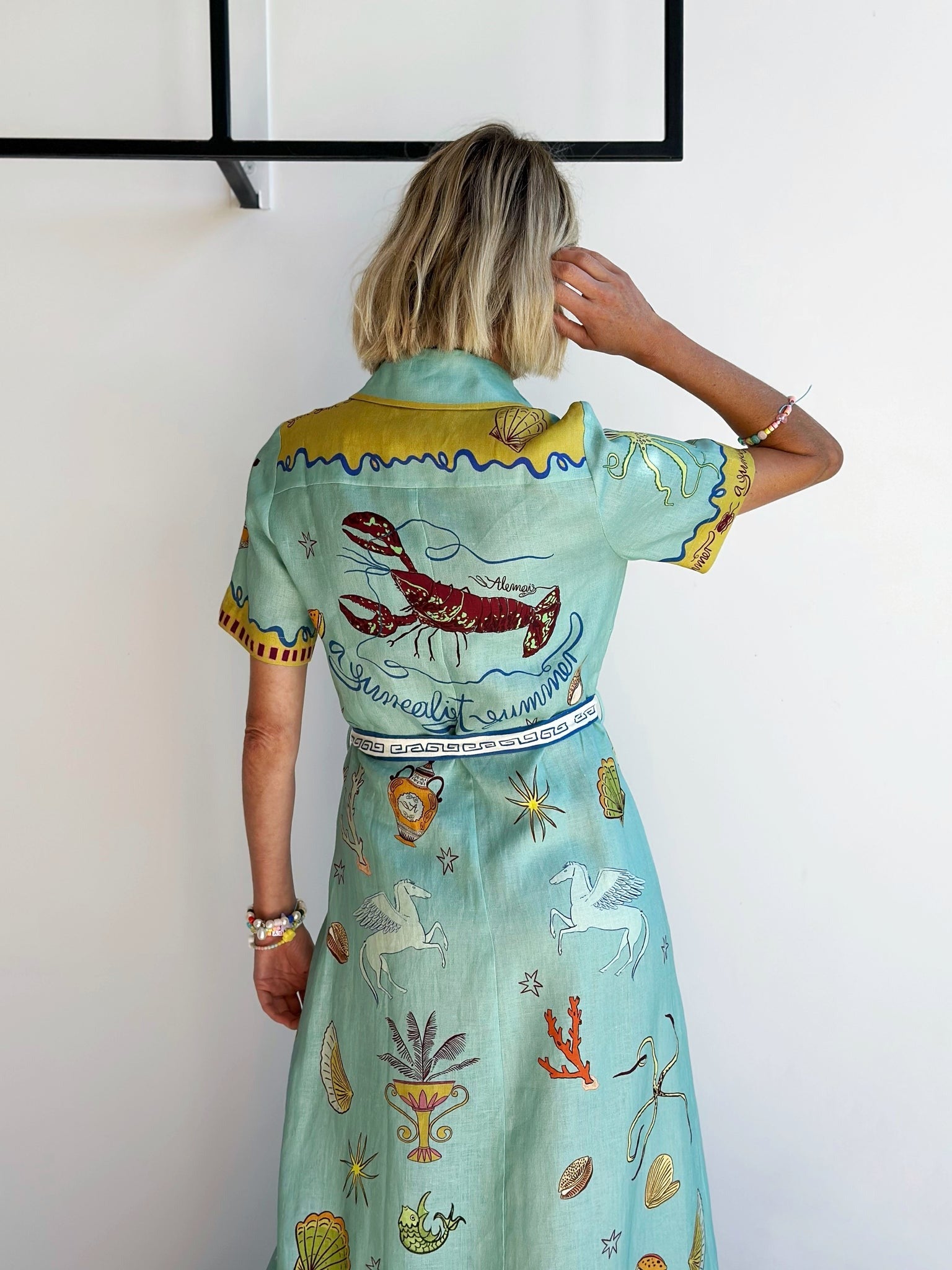 Floral Printed Summer Shirtdress