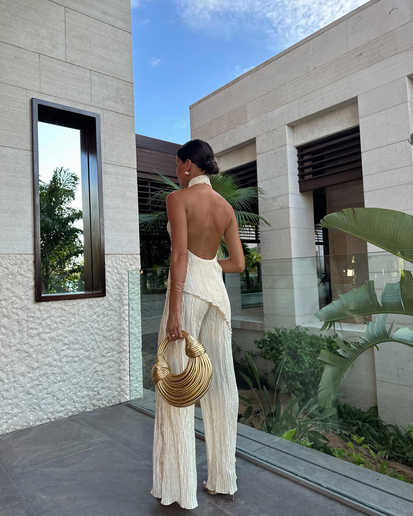Elegant White Set Dress