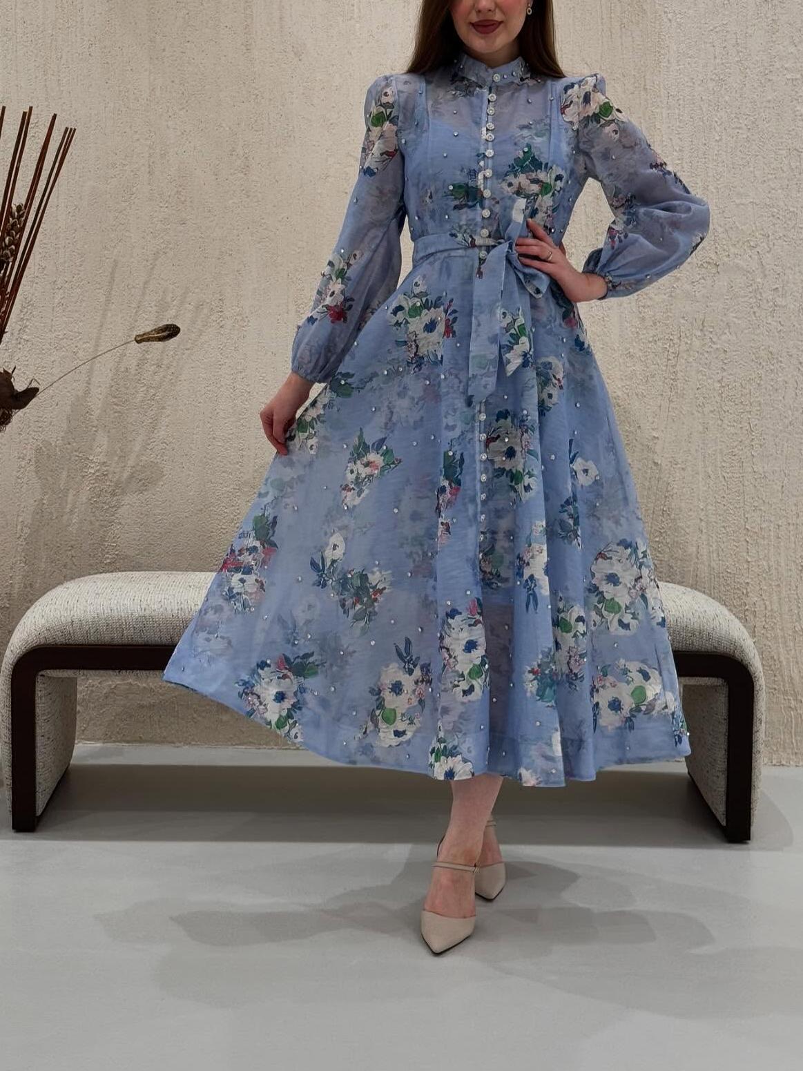 Elegant Soft Midi Dress