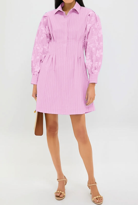 The Striped Casual Shirt Dress
