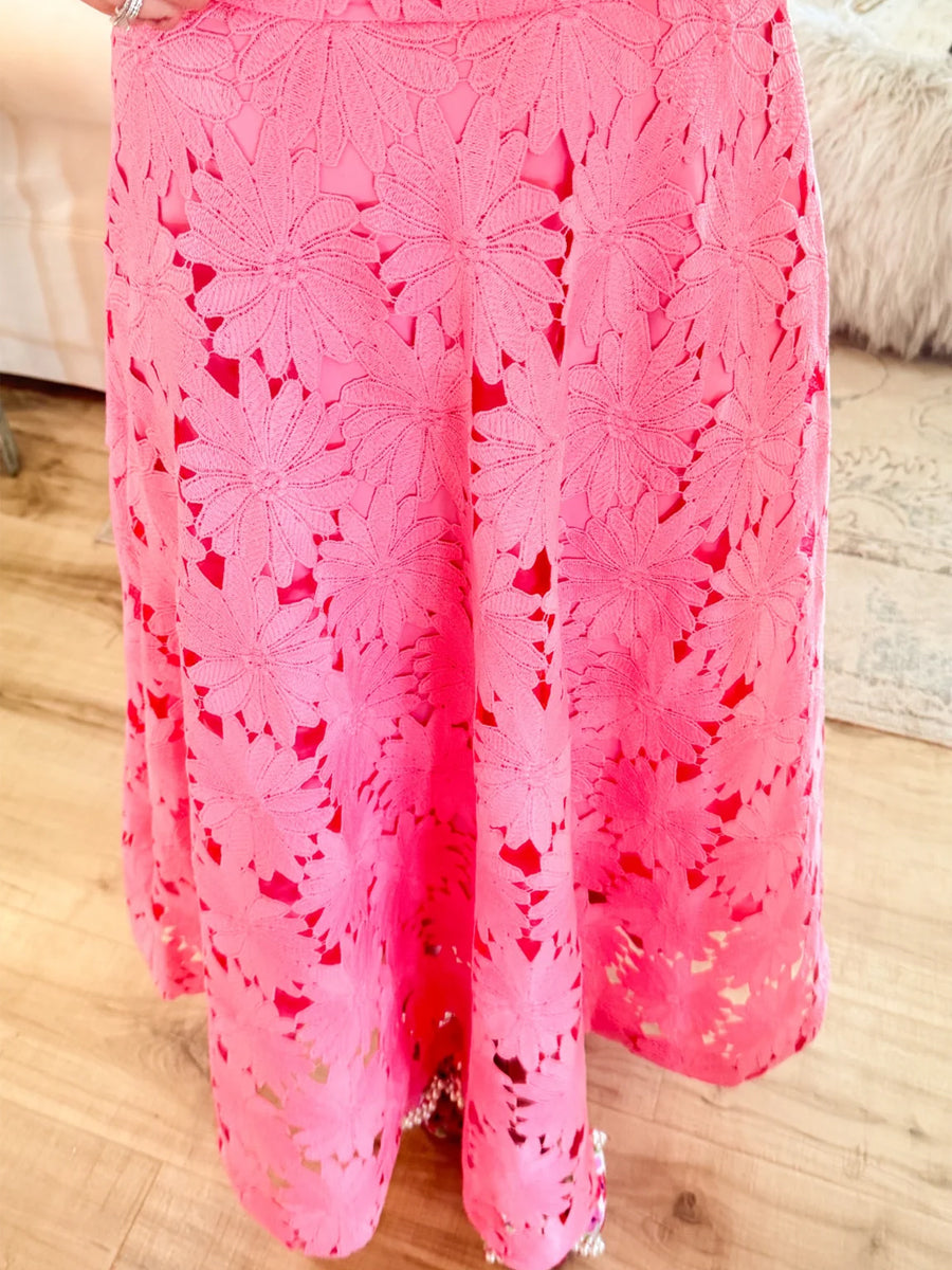 Hollowed Out Fashion Casual Two-piece Dress