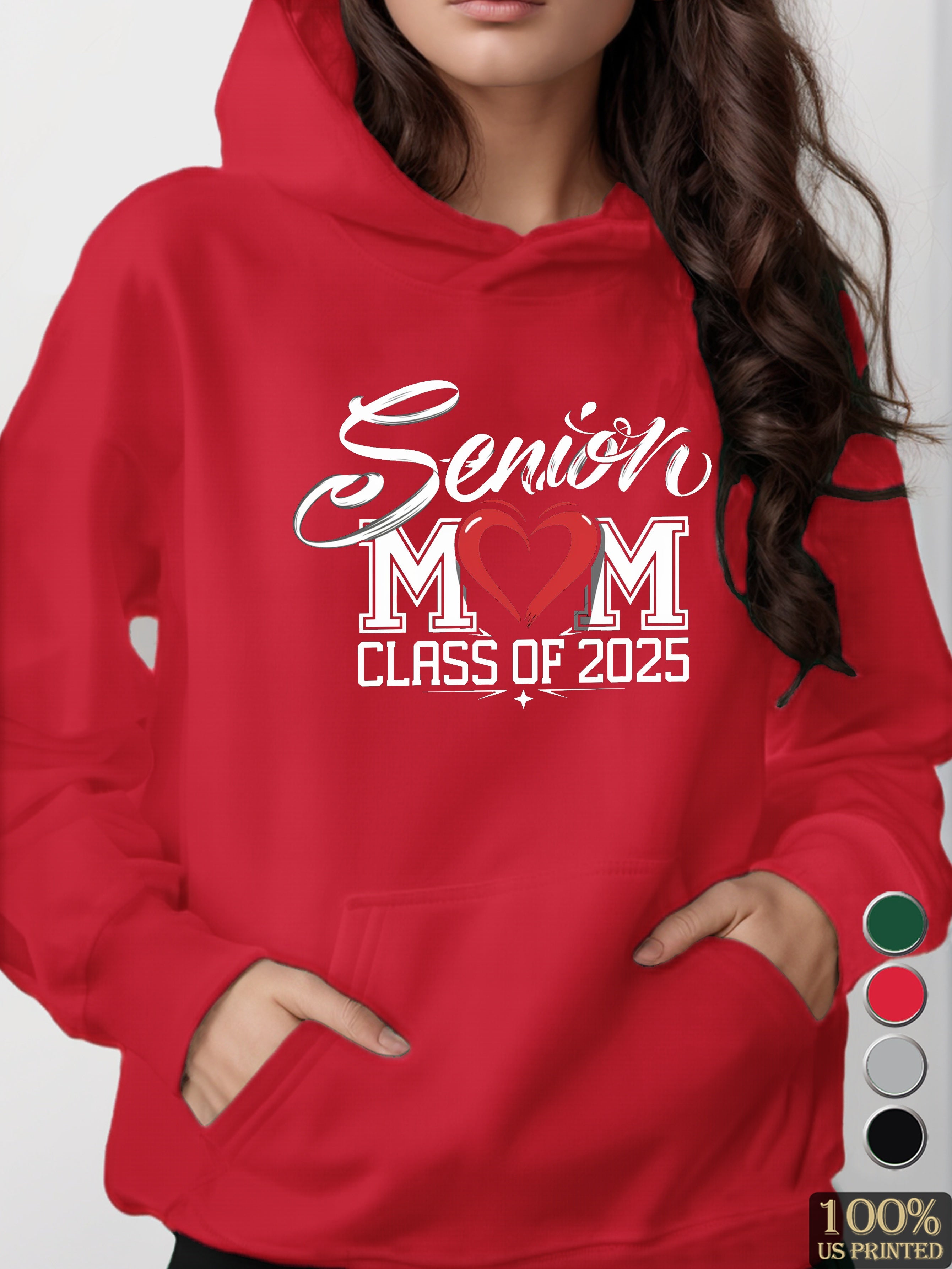graphic women's hooded sweatshirt