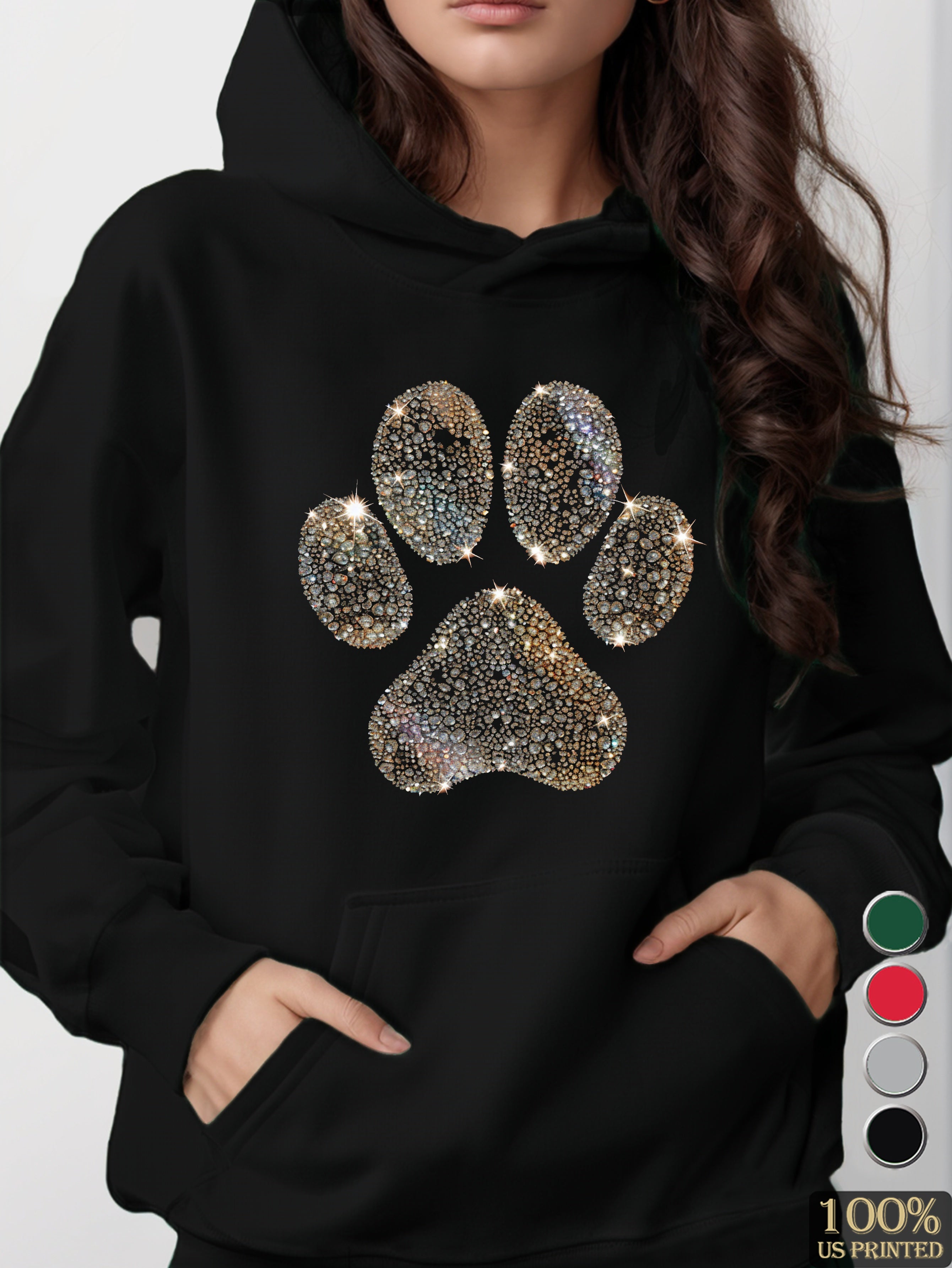 graphic women's hooded sweatshirt