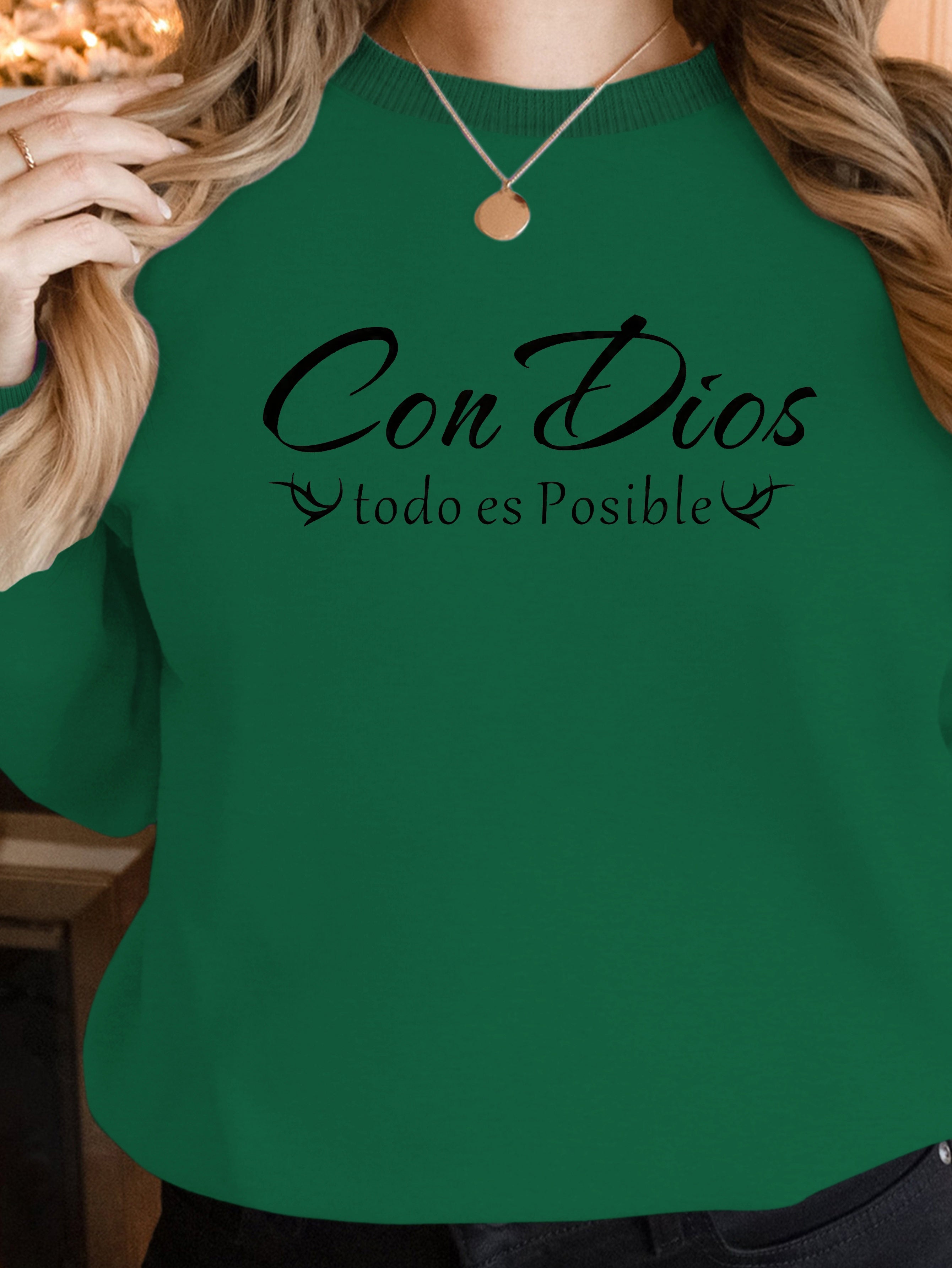 CON DIOS women's sweatshirts