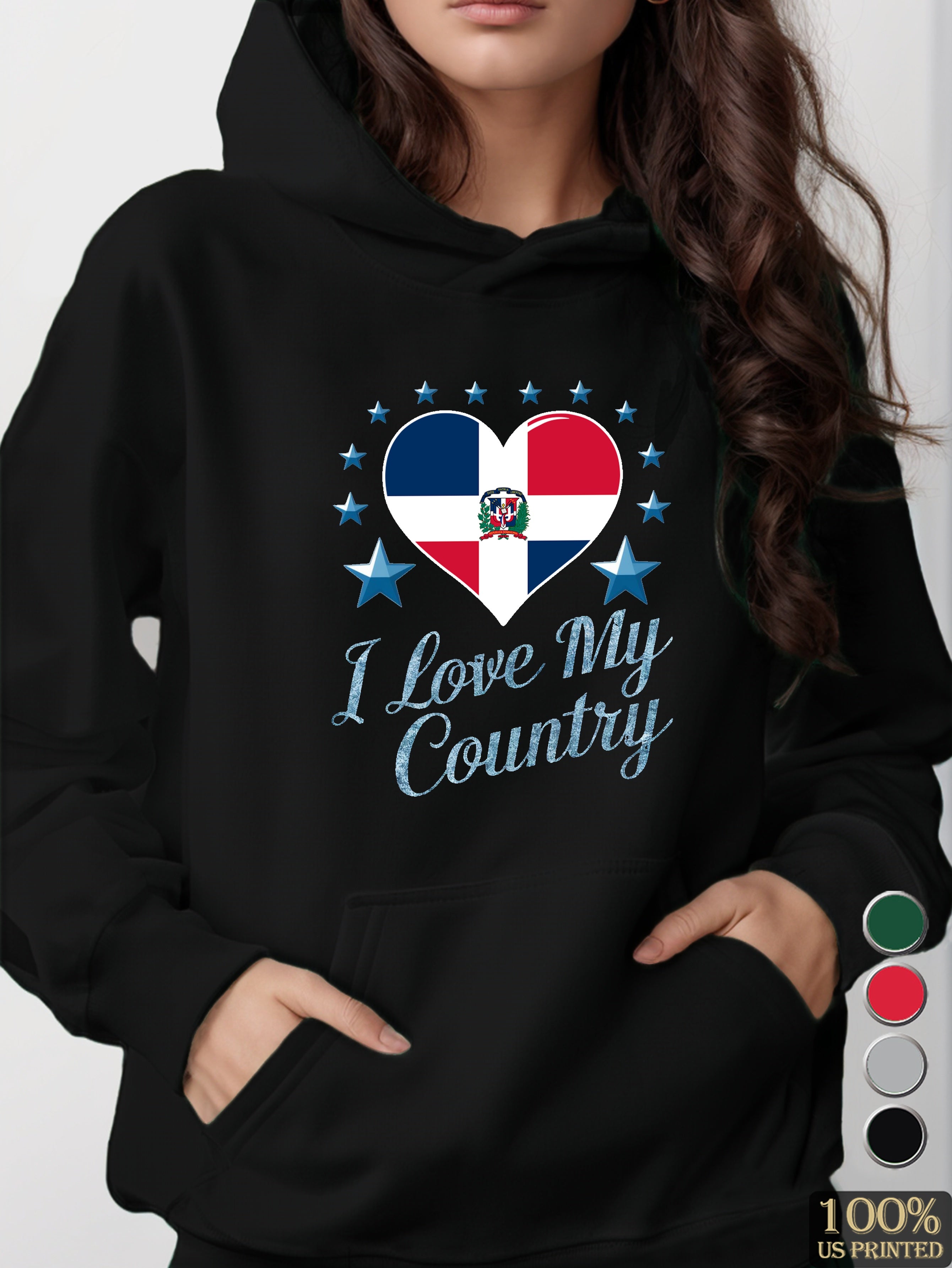 graphic women's hooded sweatshirt