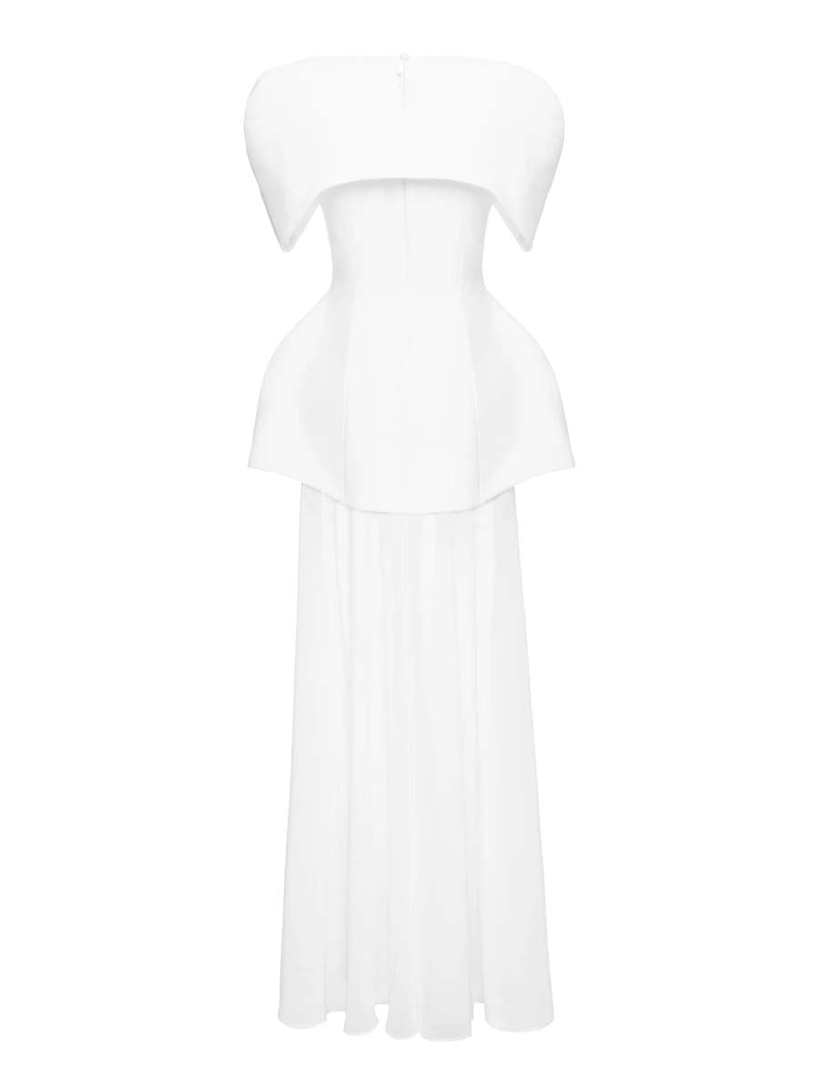 Elegant Slit Hem Two Pieces Dress