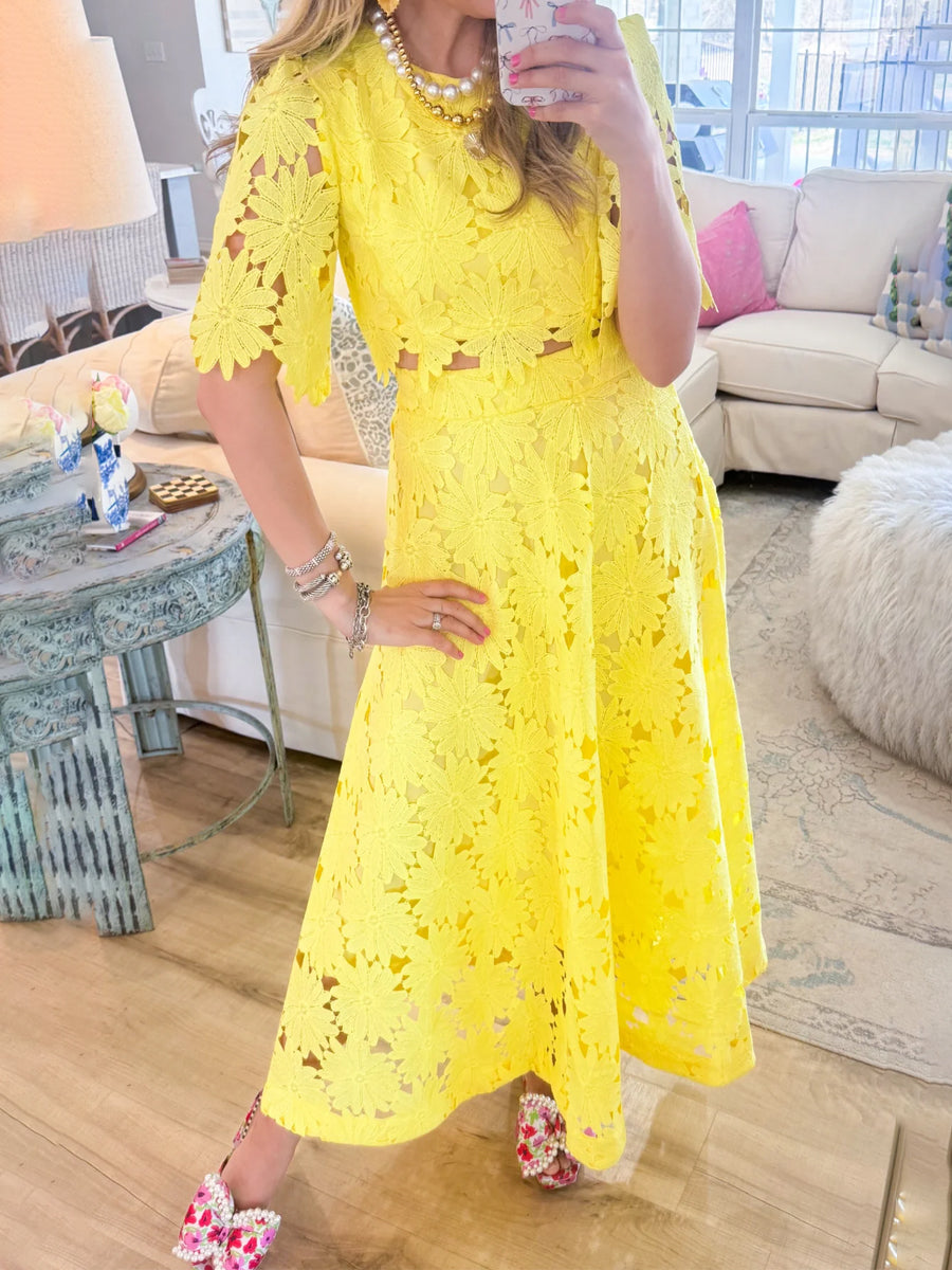 Hollowed Out Fashion Casual Two-piece Dress