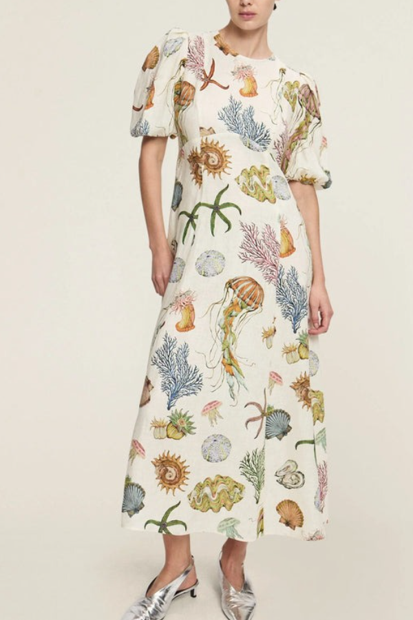Sea Midi Dress
