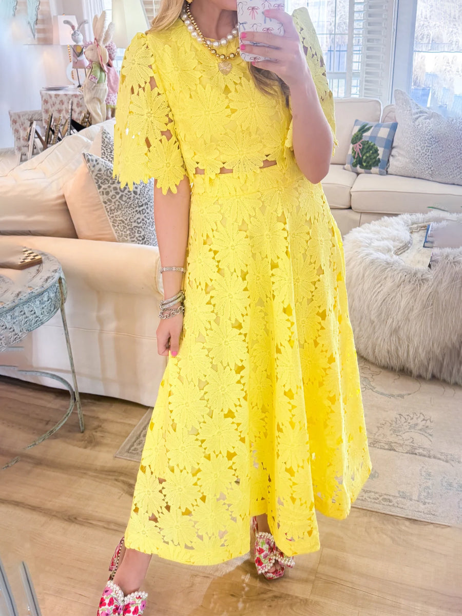 Hollowed Out Fashion Casual Two-piece Dress