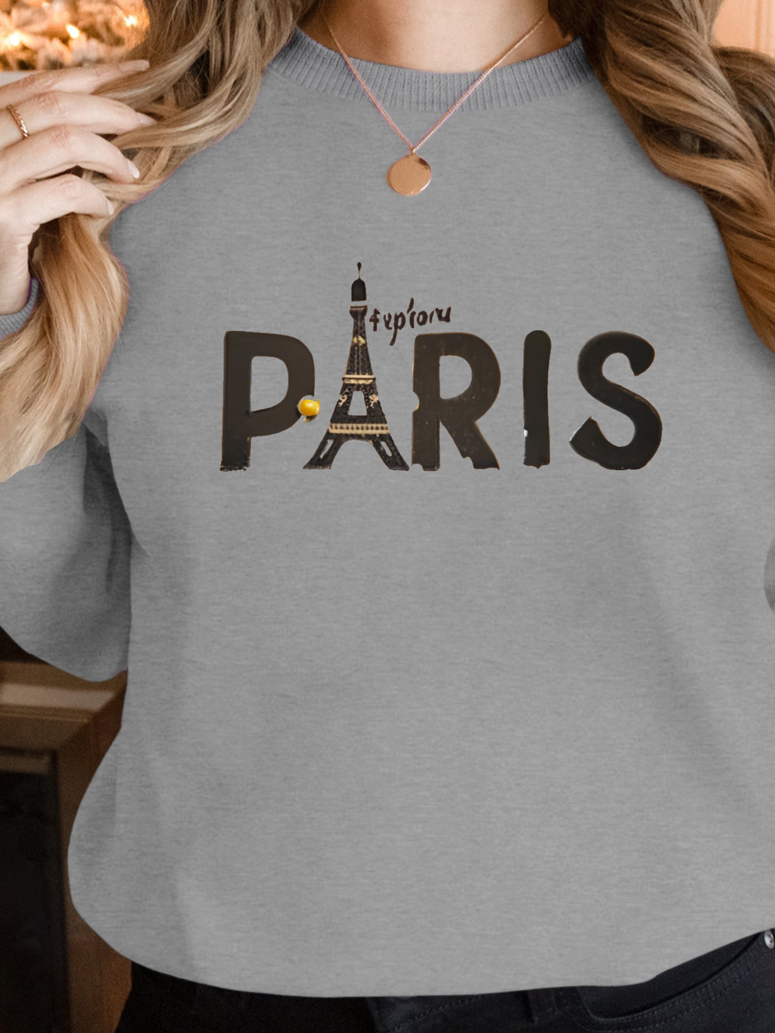 Explore Paris women's sweatshirts