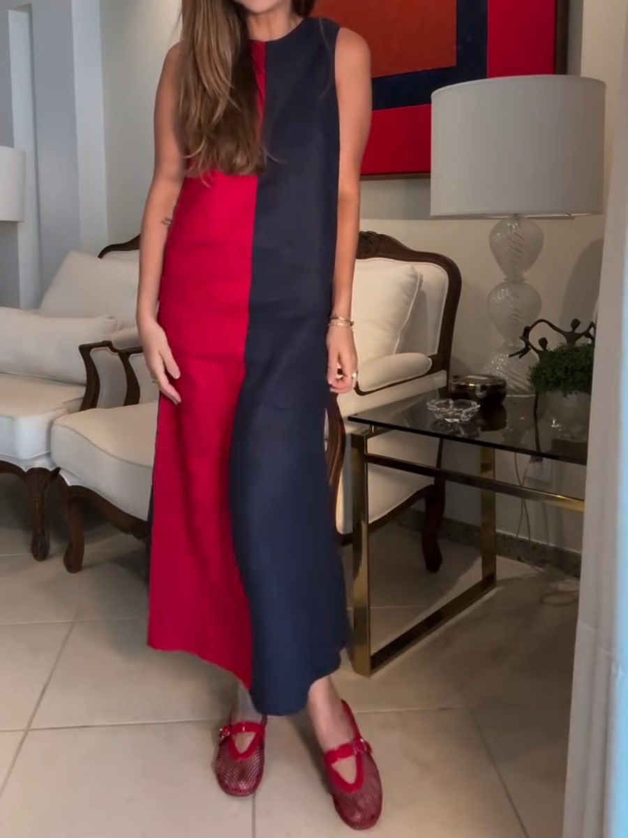 Black And Red Fashion Dress