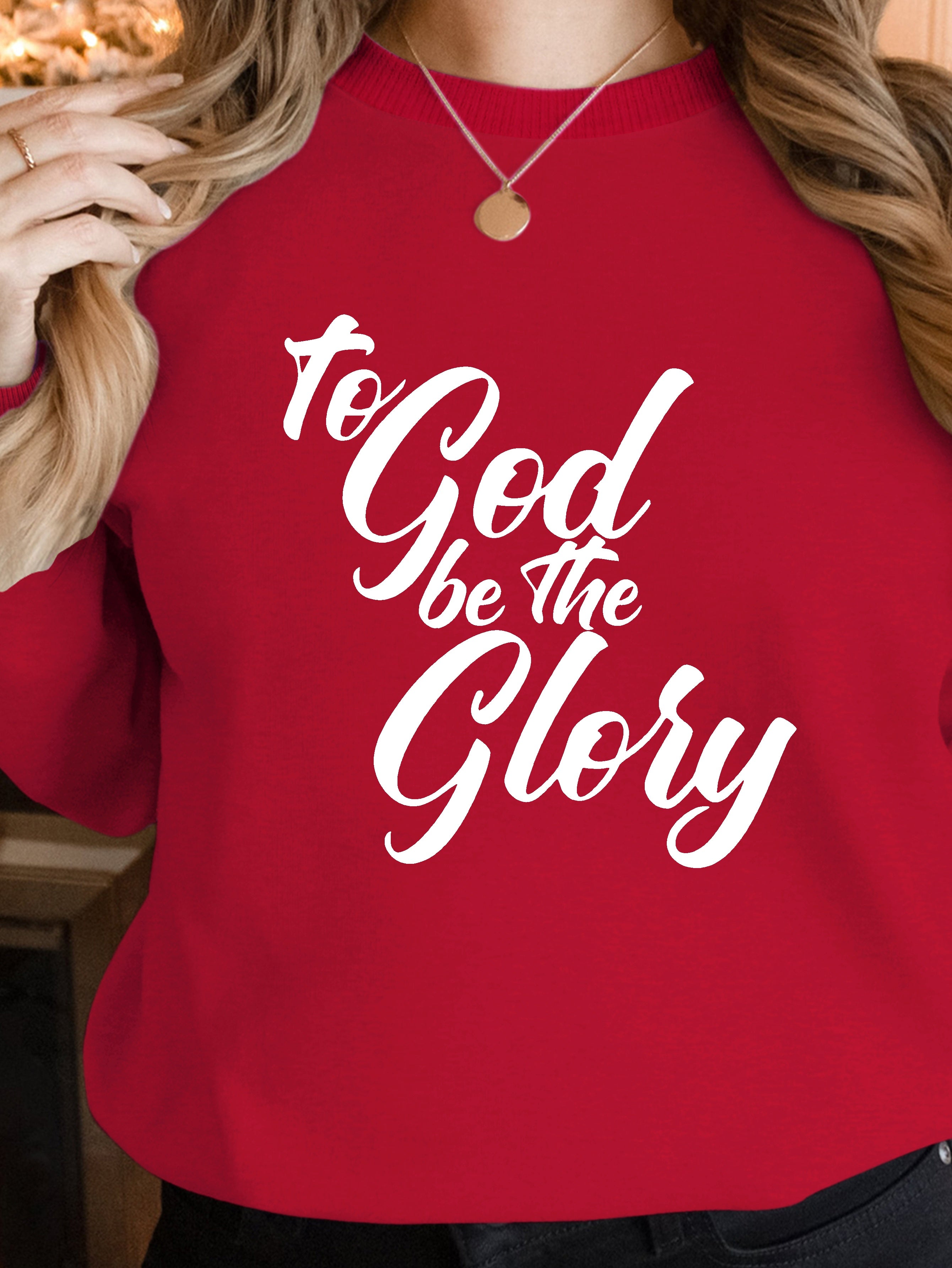 TO GOD women's sweatshirts