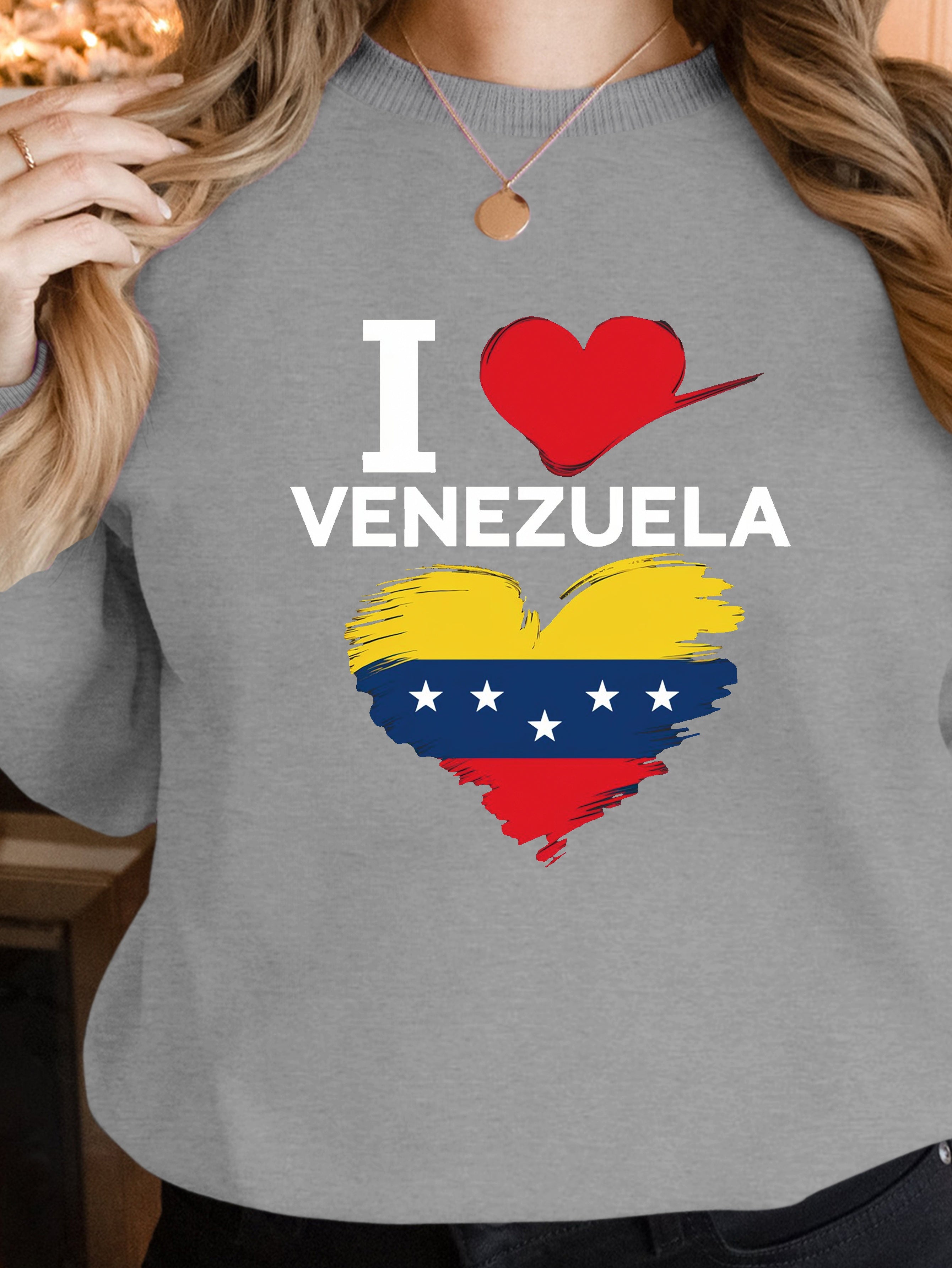 I VENEZUELA women's sweatshirts