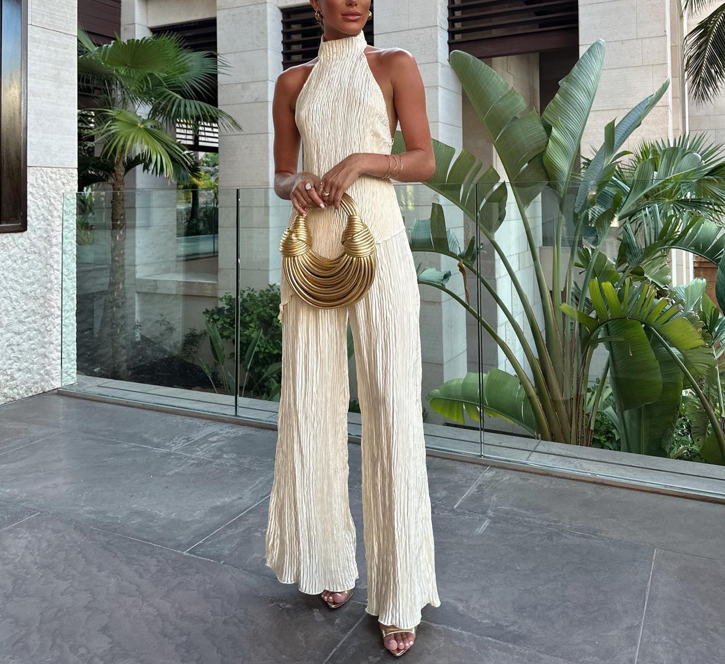 Elegant White Set Dress