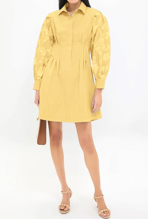 The Striped Casual Shirt Dress