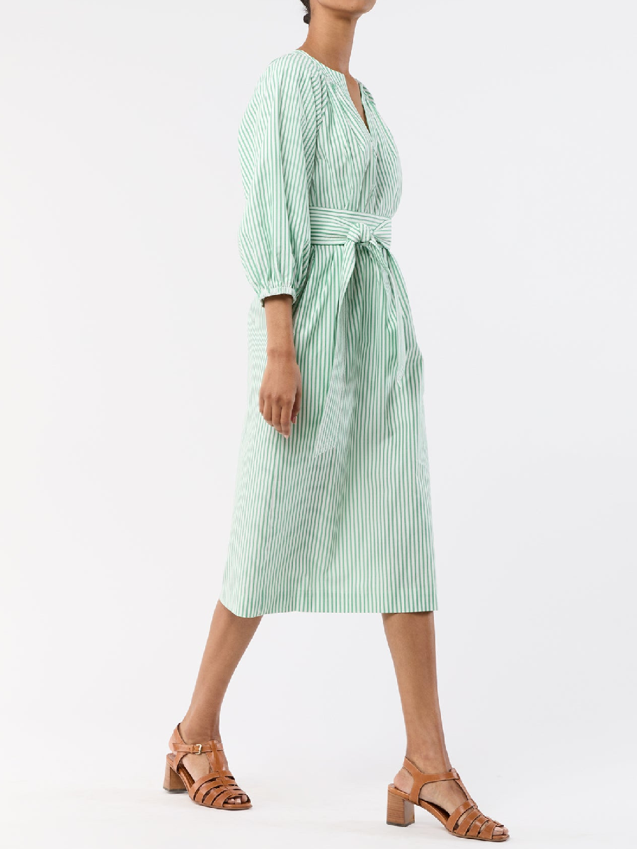 Trilted Blouson Dress