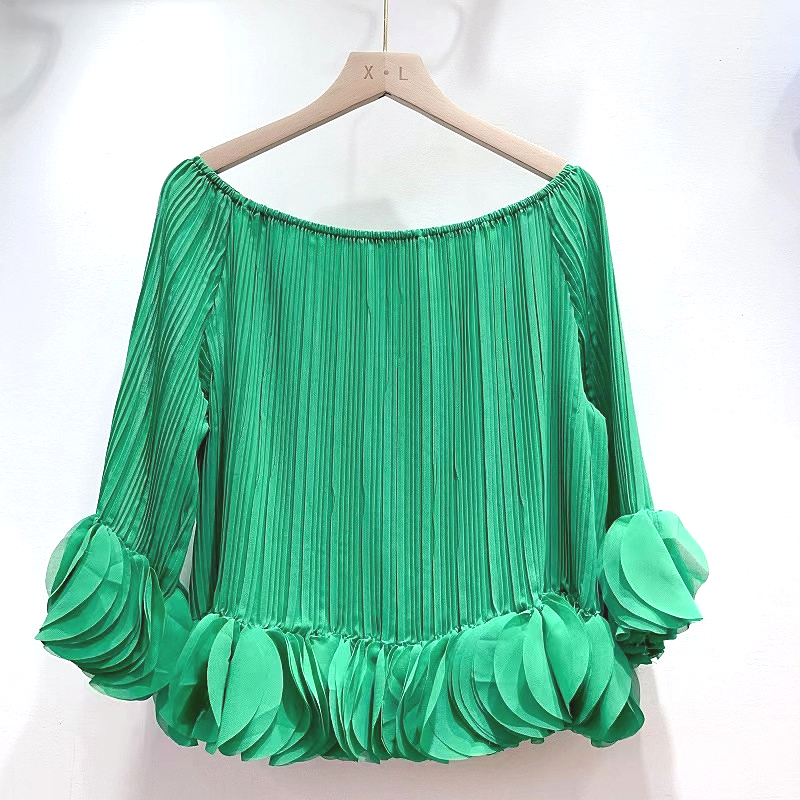 Demure Chiffon Blouse Top
