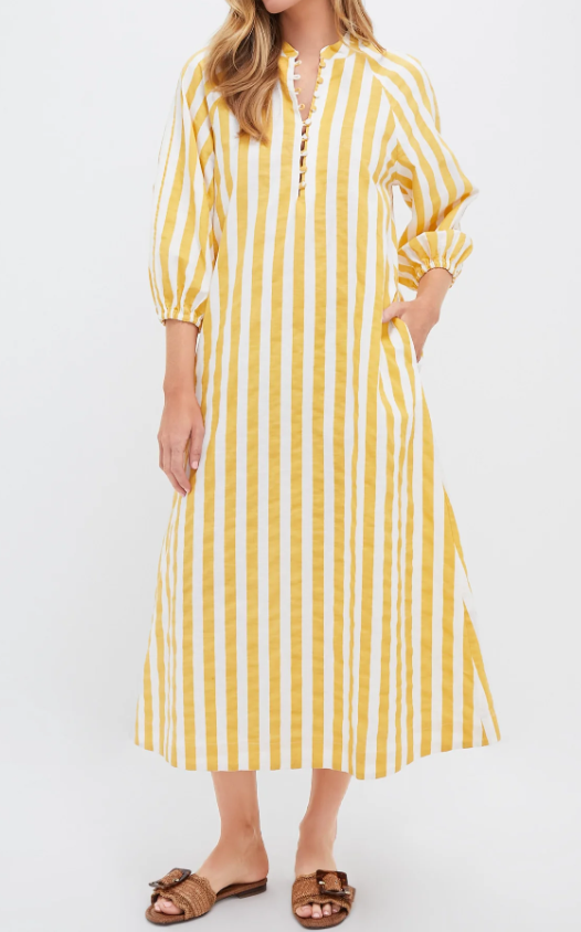 Lemon Striped Vacation Dress(Buy 2 Free Shipping✔️)