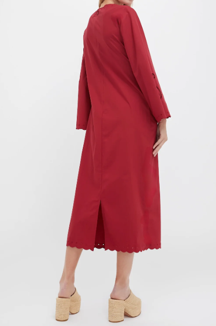 The Embroidery Spring Midi Dress