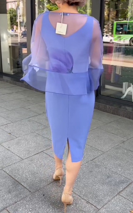 Elegant Floral H-line Dress