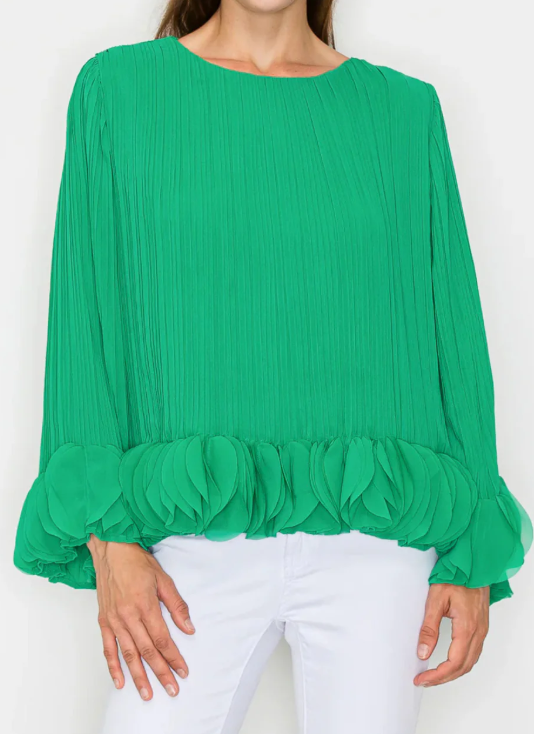 Demure Chiffon Blouse Top