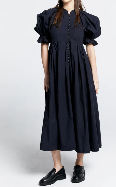 Puff Sleeve Loose Comfy Dress
