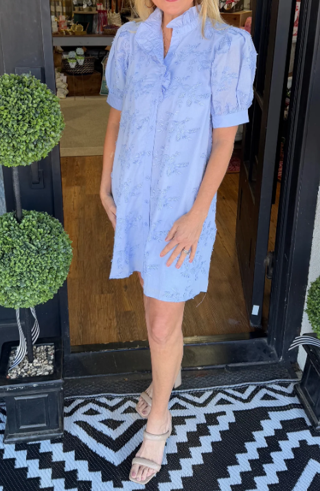 Breezy Embroidery Dress