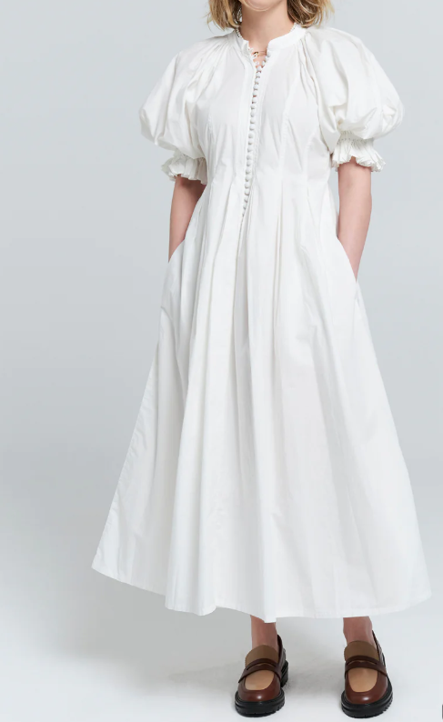 Puff Sleeve Loose Comfy Dress