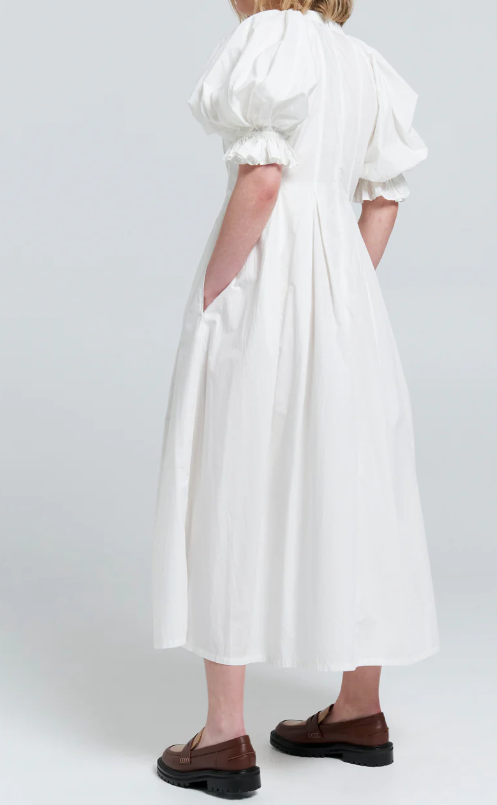 Puff Sleeve Loose Comfy Dress