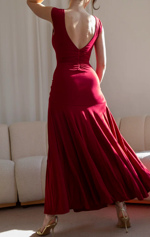 The Backless Demure Dress