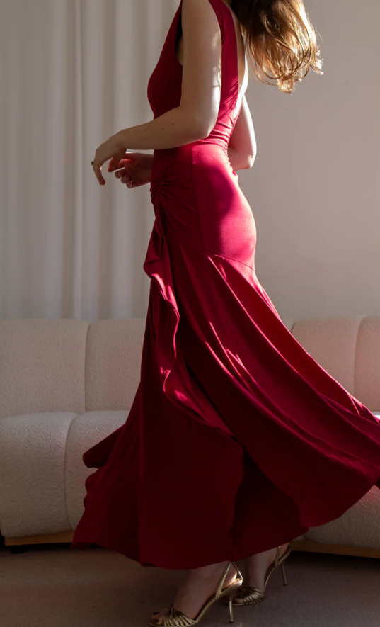 The Backless Demure Dress