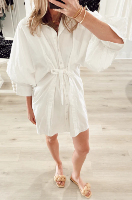 Chic Adjustable Short Dress