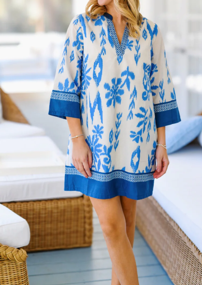 The Relaxed Floral Vacation Dress