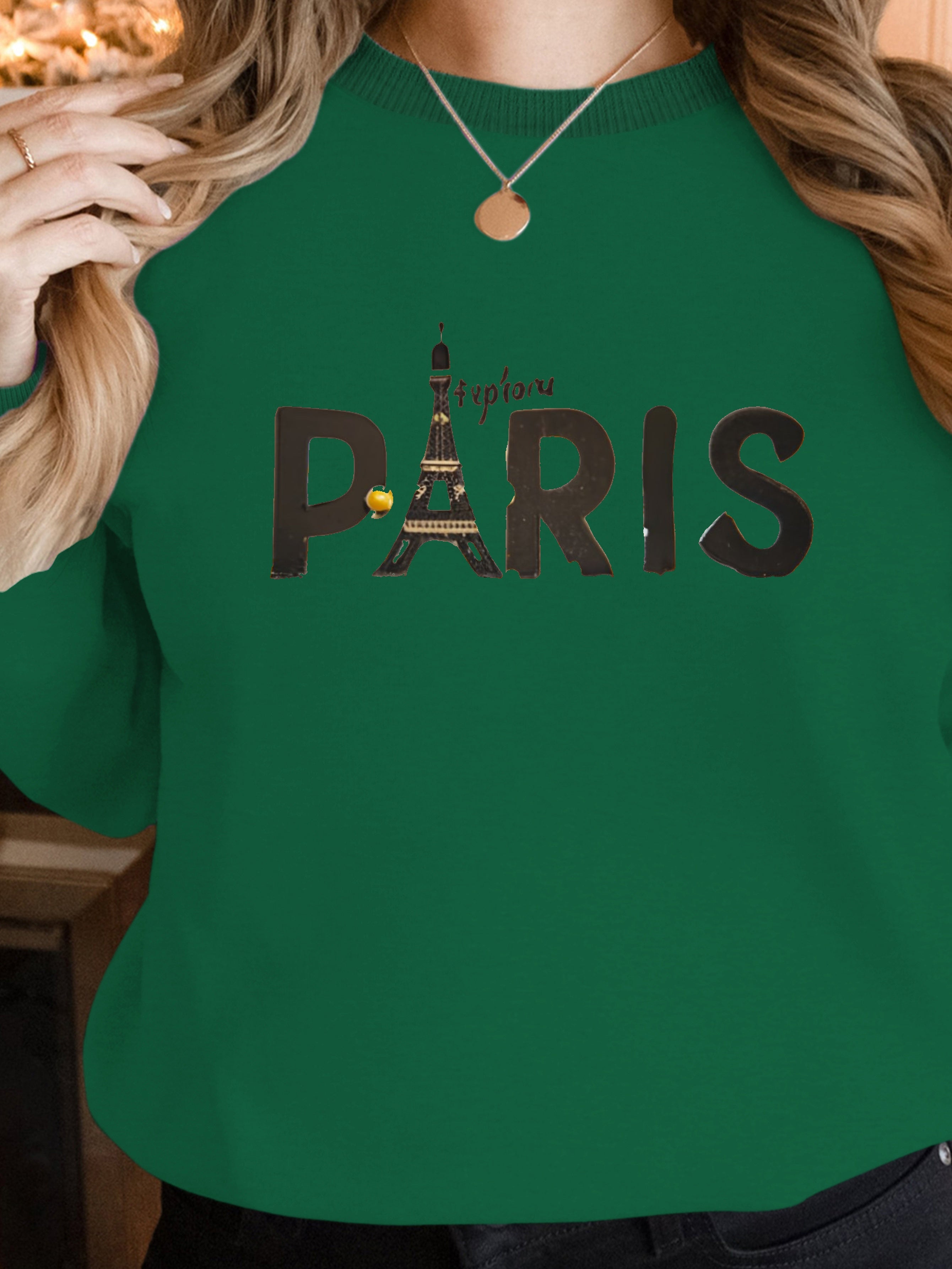 Explore Paris women's sweatshirts