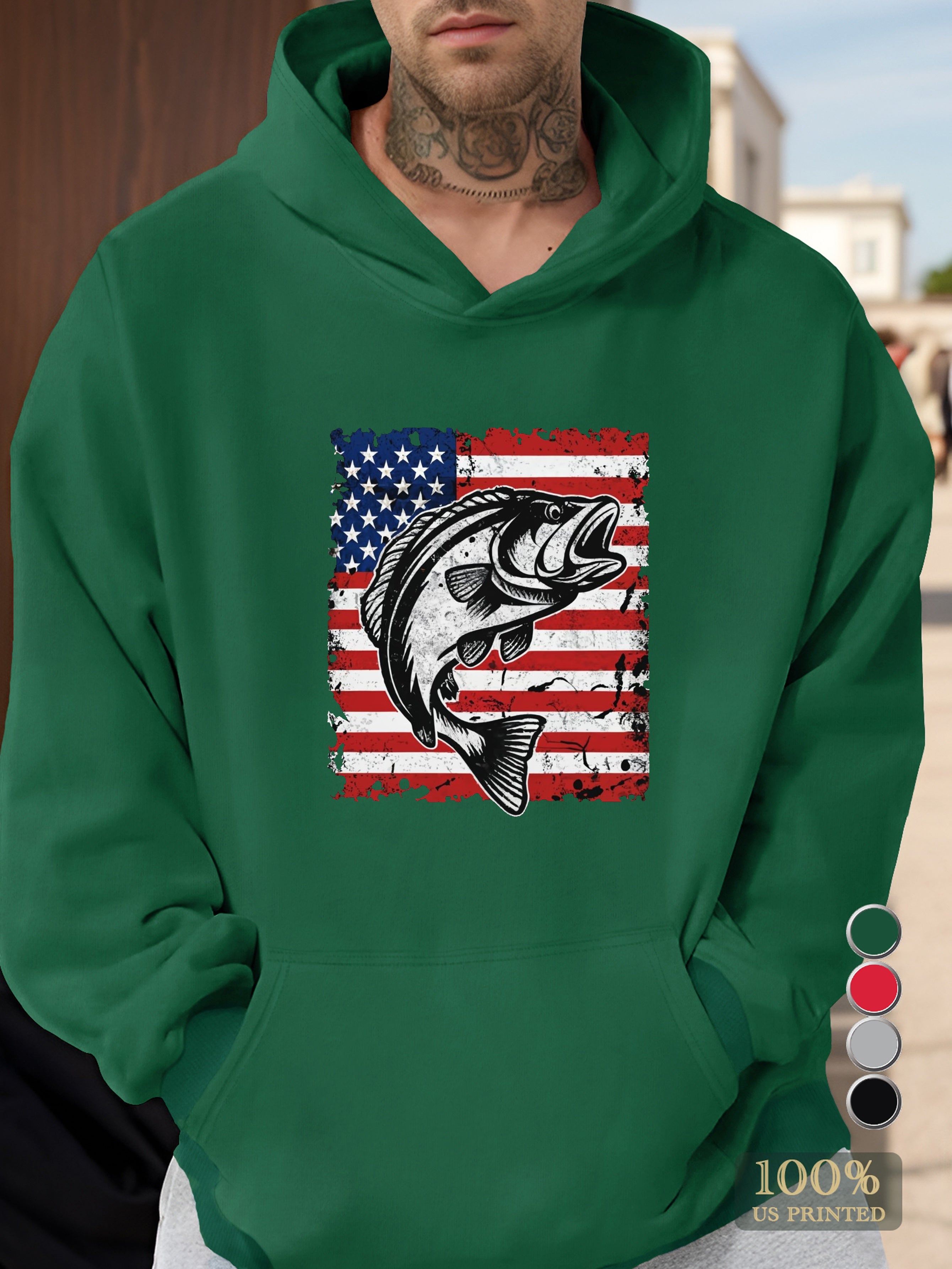 graphic Men's hooded sweatshirt
