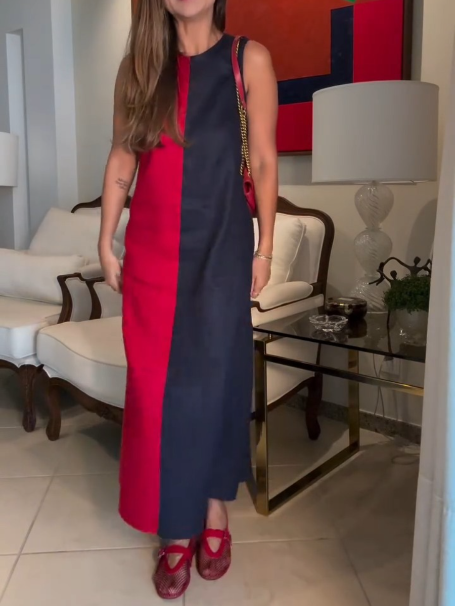 Black And Red Fashion Dress