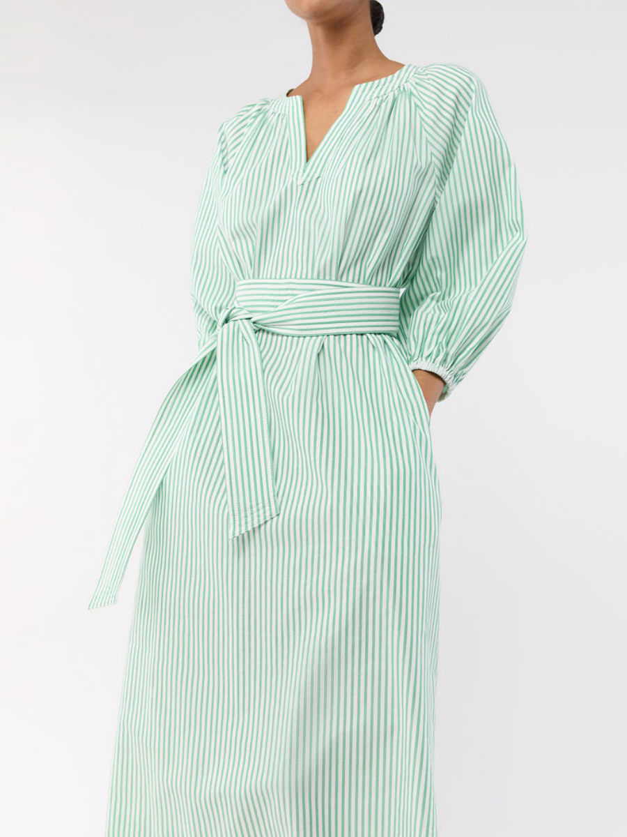 Trilted Blouson Dress