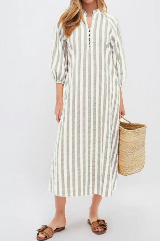 Lemon Striped Vacation Dress(Buy 2 Free Shipping✔️)