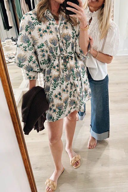 Chic Adjustable Short Dress