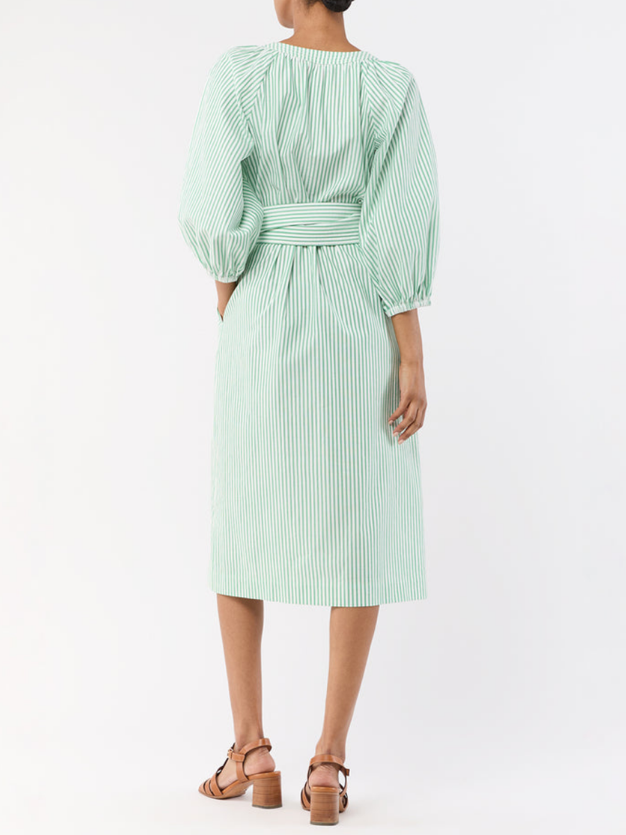 Trilted Blouson Dress