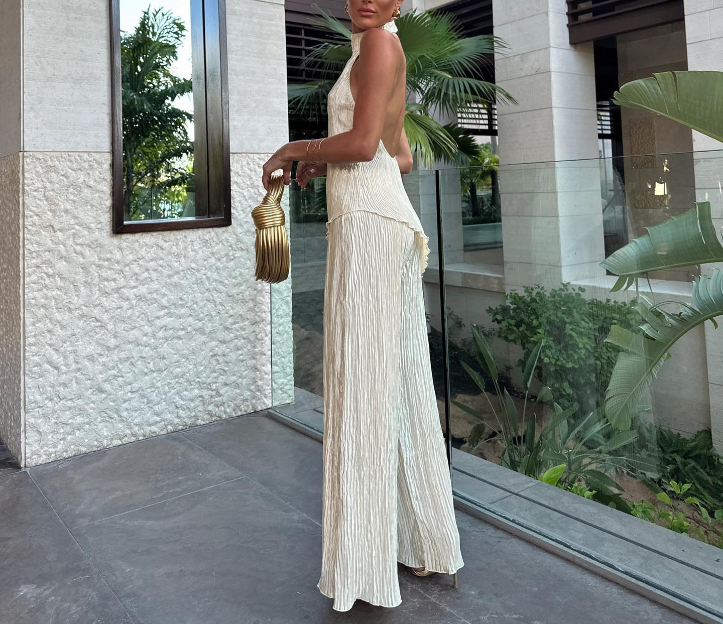 Elegant White Set Dress