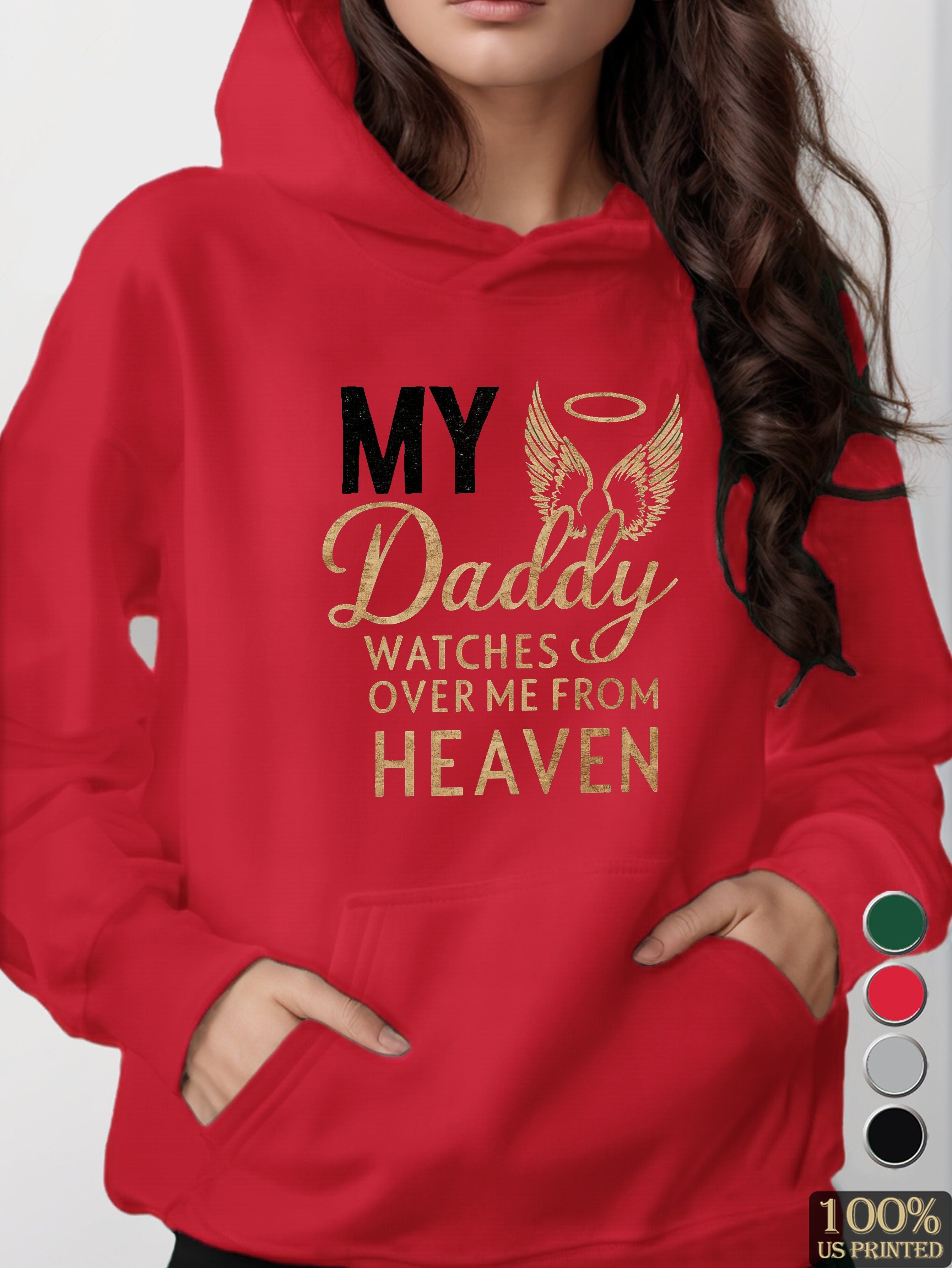 graphic women's hooded sweatshirt