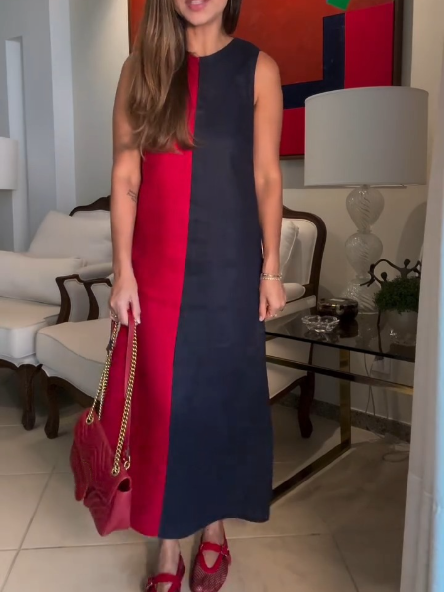 Black And Red Fashion Dress