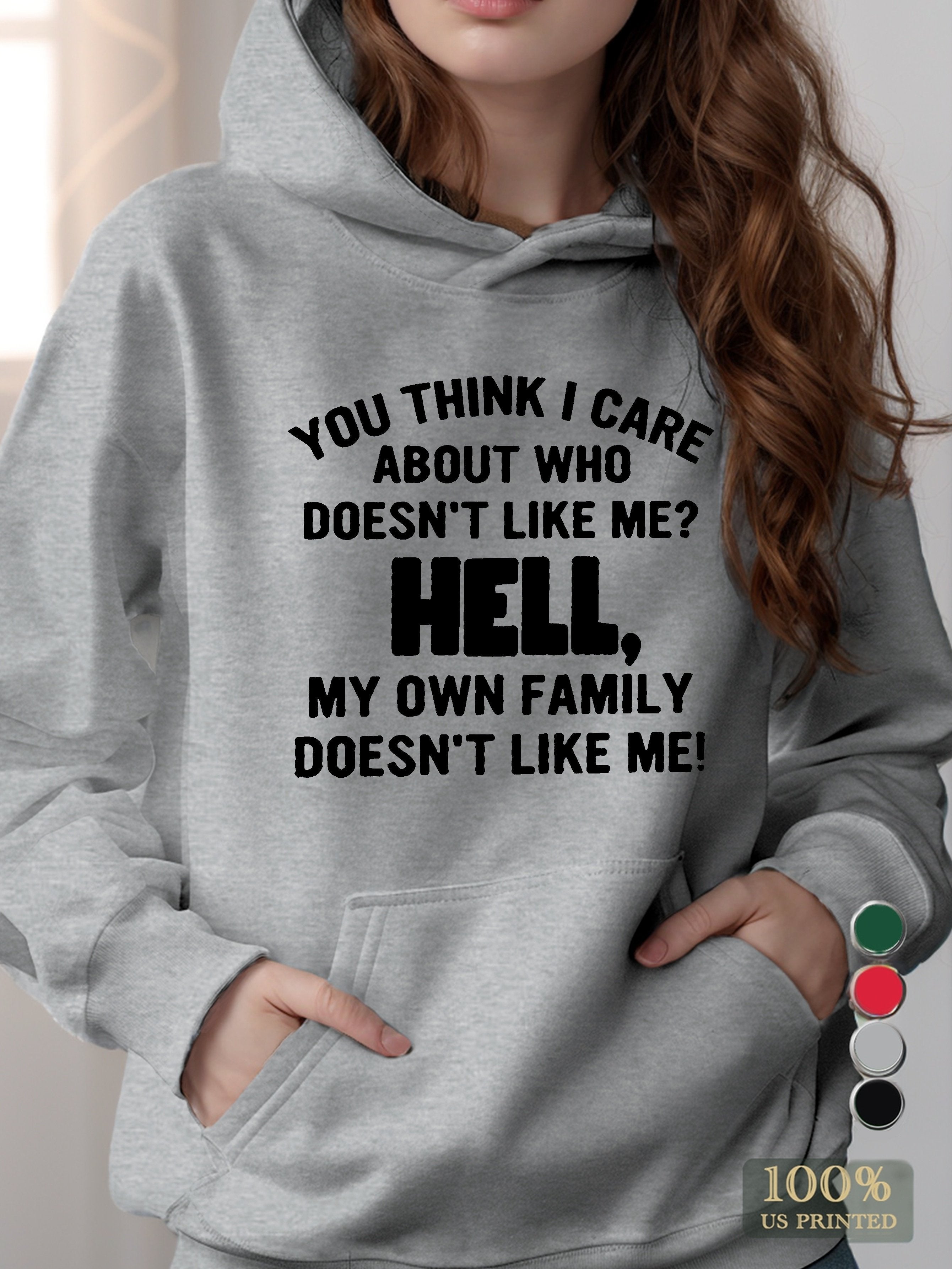 graphic women's hooded sweatshirt