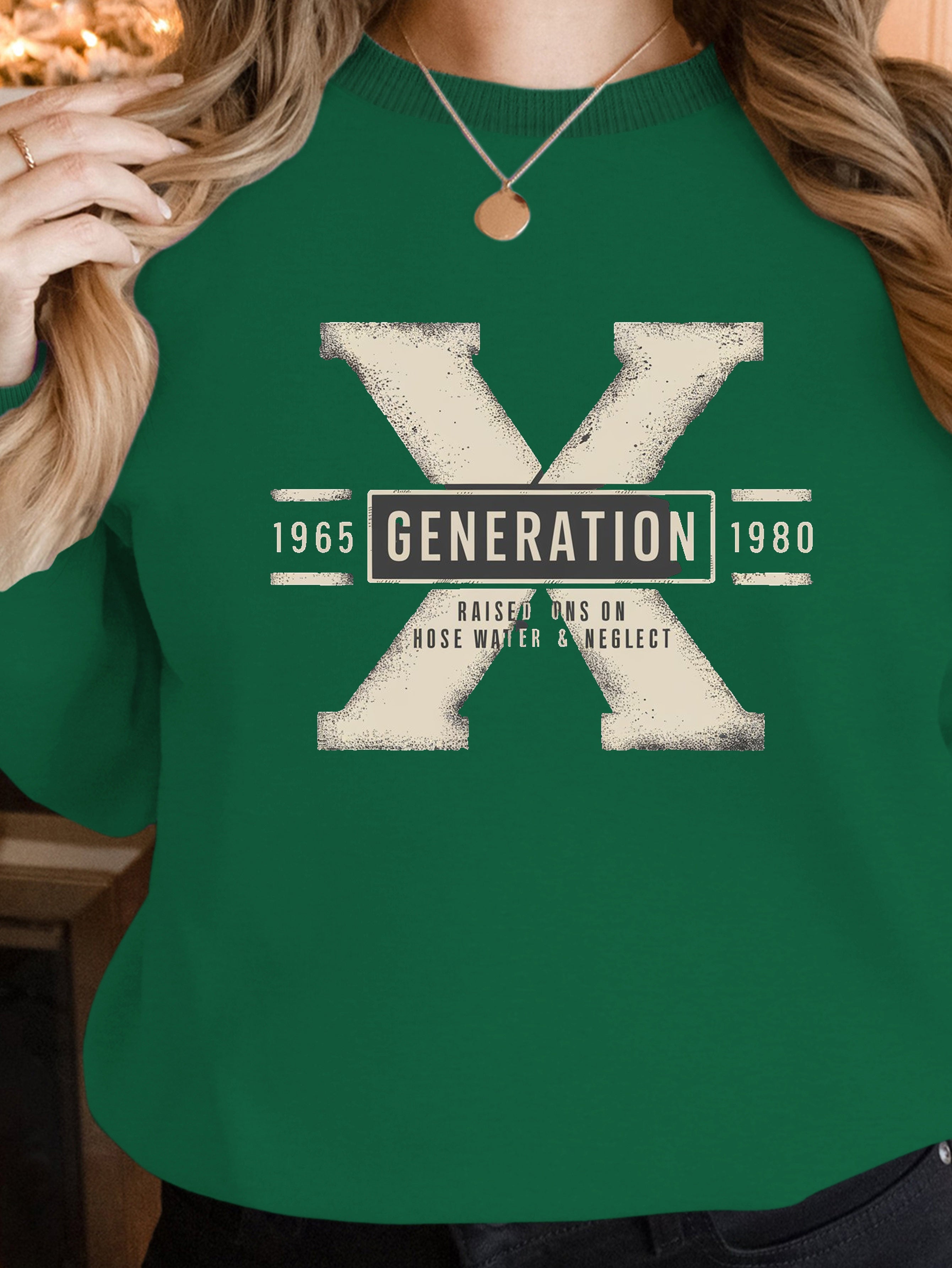GENERATION X illustration women's sweatshirts